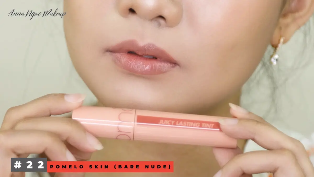 [SWATCH & REVIEW] ROMAND JUICY LASTING TINT S/S 2021 - BARE NUDE JUICY 6
