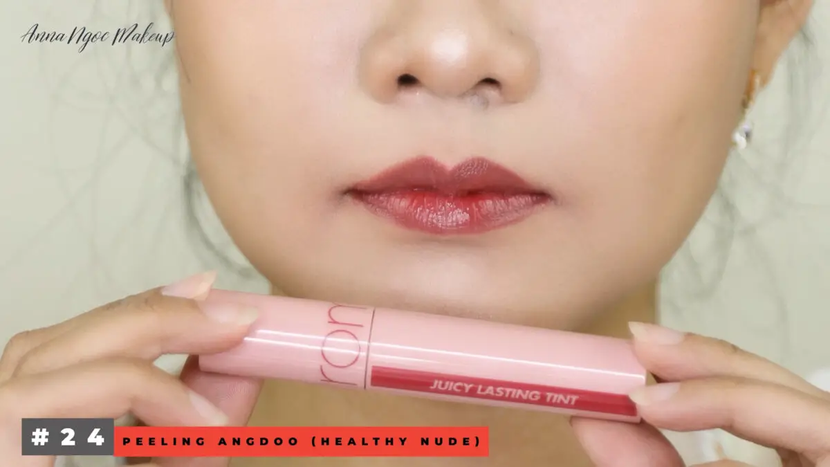 [SWATCH & REVIEW] ROMAND JUICY LASTING TINT S/S 2021 - BARE NUDE JUICY 12