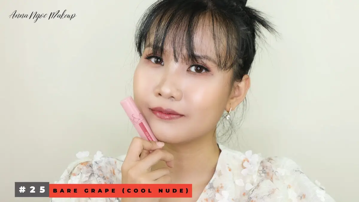 [SWATCH & REVIEW] ROMAND JUICY LASTING TINT S/S 2021 - BARE NUDE JUICY 16